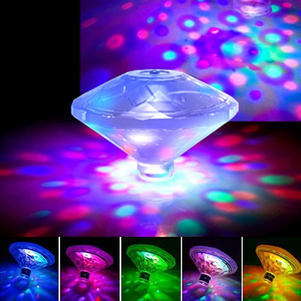 New Bathtub Lights Diamond Pool Lights LED Baby Shower Lights Creative Pool Decorative Lights