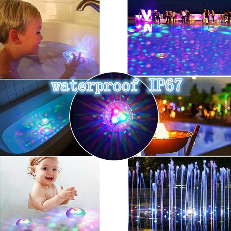 New Bathtub Lights Diamond Pool Lights LED Baby Shower Lights Creative Pool Decorative Lights